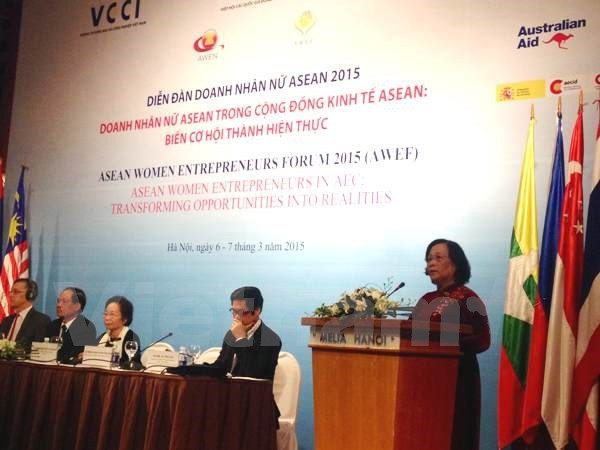 ASEAN Women Entrepreneurs Forum 2015 turns opportunities into reality - ảnh 1